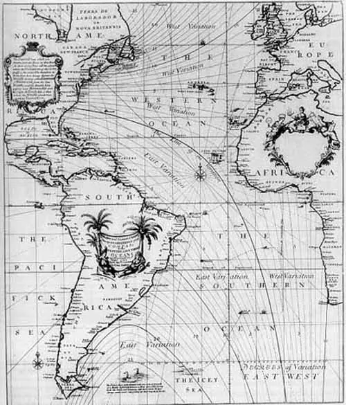 Edmond Halley, Contour Maps